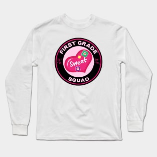 First Grade Squad Valentine's Day Long Sleeve T-Shirt